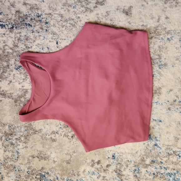 All In Motion Women's Size XXL Light Support Ribbed Flex Cropped Sports Bra - Picture 1 of 4